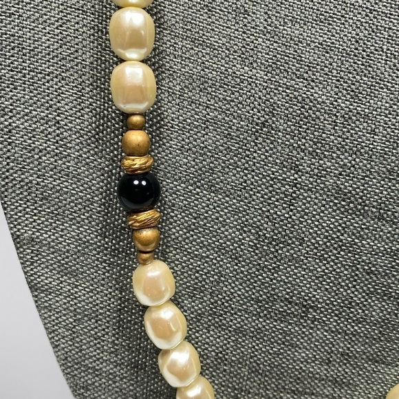 Necklace Vintage Faux Pearls Jewelry 36” - Picture 3 of 8